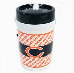 NFL Chicago Bears Plastic Thermos with Strap, 1 Liter